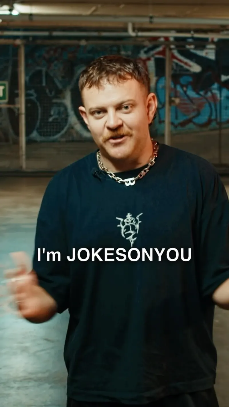 Jokesonyou after his set at The Vault